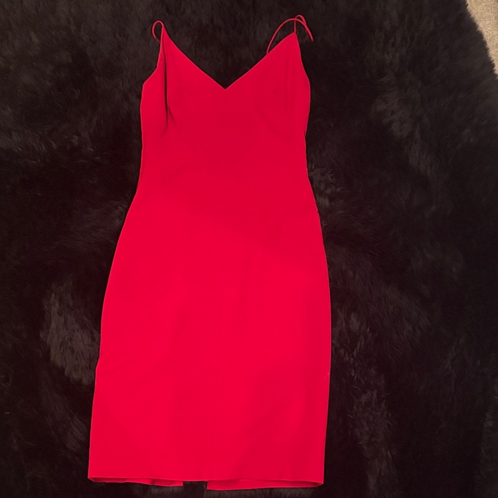 Chic Scarlet Mini Dress